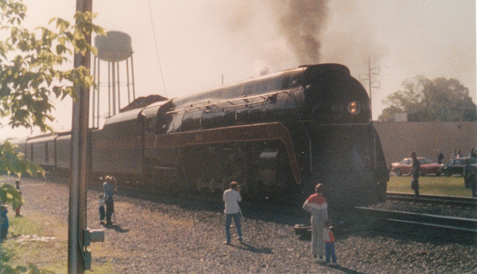 N&W 611 in Manassas, Va - Circa 1986