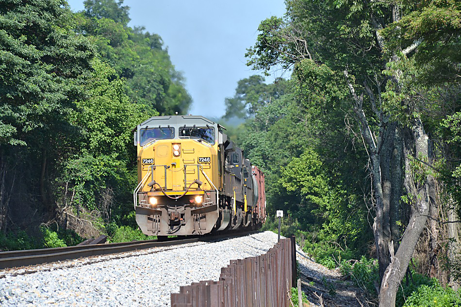 NS SD90MAC #7246 - Linden, Virginia - July 19, 2015