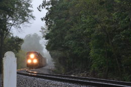 CP #8852 leads NS train 290 near Linden, Virginia on 9/30/2016