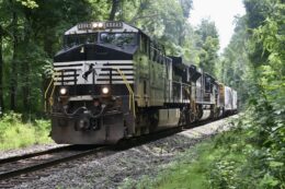 Norfolk Southern train in Virginia