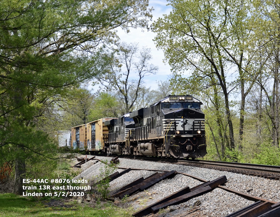 A Norfolk Southern freight train